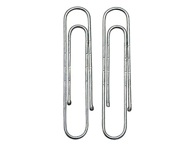 Wedo 110 50012261, Silver, 50 mm, 100 styck | Kontorsmaterial - Kontorstillbehör - Papper clips | GameStuff