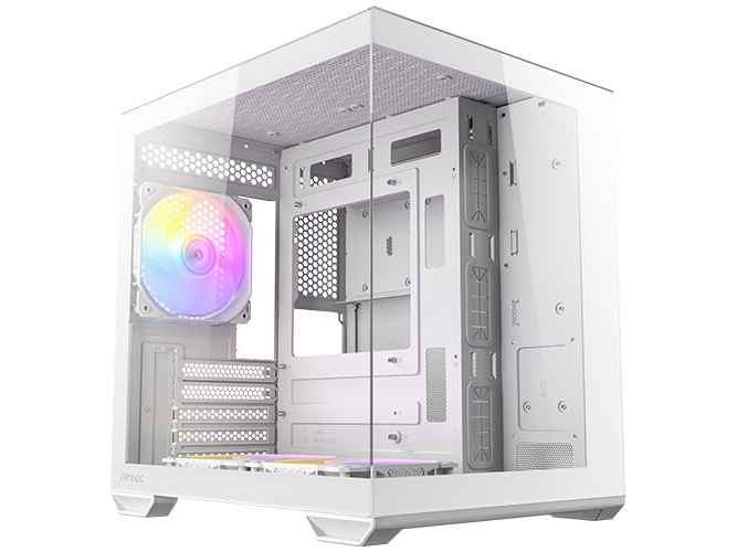 Antec 0-761345-10218-6, Mini Tower, Pc, White, Itx, Micro Atx, 1X 120 Mm, 2X 120 Mm