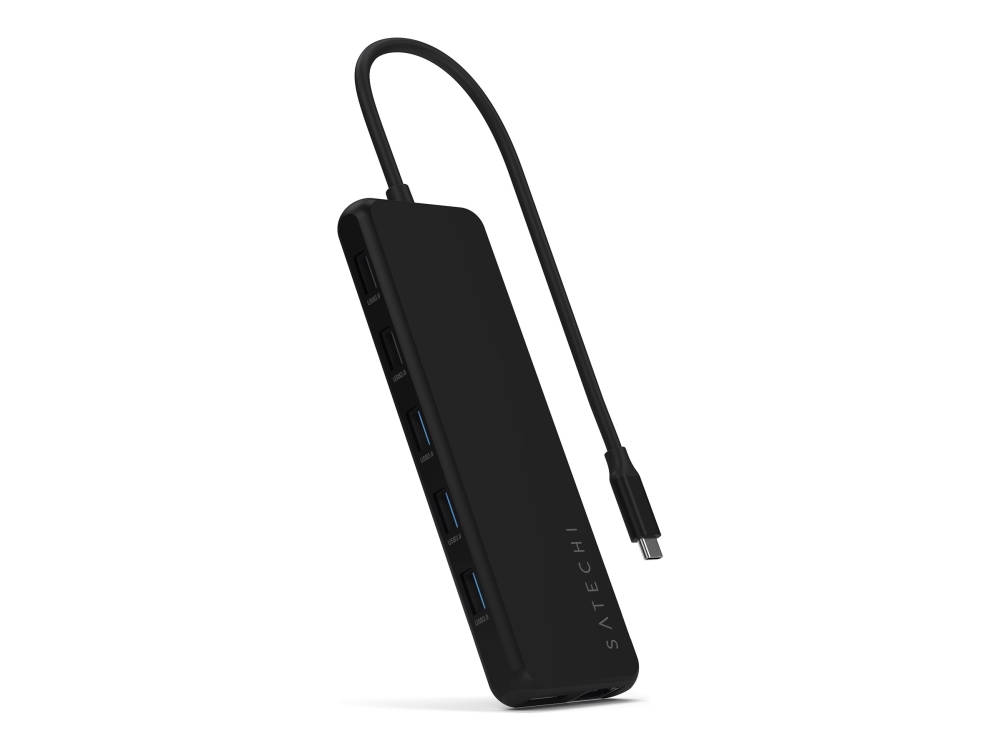 Satechi 13-in-1 Triple Display Multiport Adapter - Dockningsstation - för bordsdator, plattpanel, bärbar dator - USB-C 3.2 Gen 2 - 2 x HDMI, DP - 1GbE | Datorer & Surfplattor - Bärbara tillbehör - Port Replicator och dockning | GameStuff