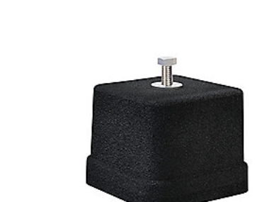 Tekno 200 - 1 set, 4 gummifötter, 100x100x80 mm, svart, 800 kg | Ventilation & Klimat - Värmepumpar - Tillbehör till värmepumpar | GameStuff