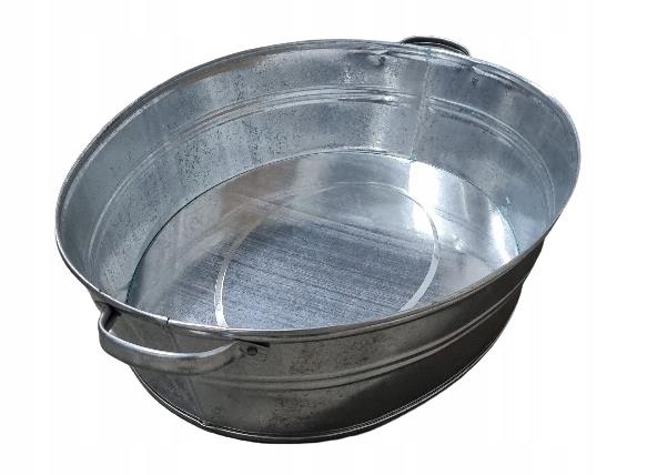 Galvaniseret spand 27 L 60×48×15 cm