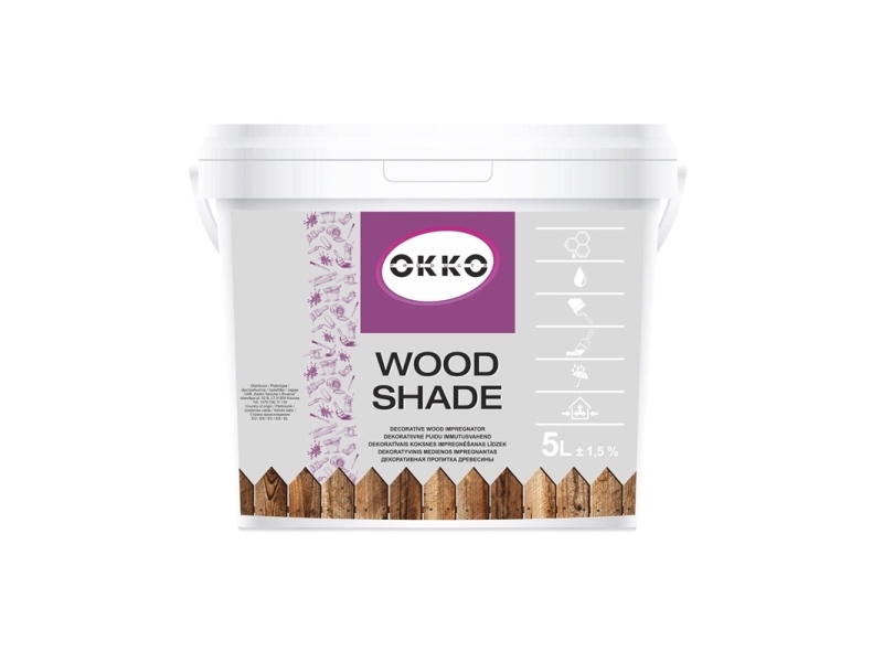 Impregnant Okko Wood Shade, light oak, 5 l