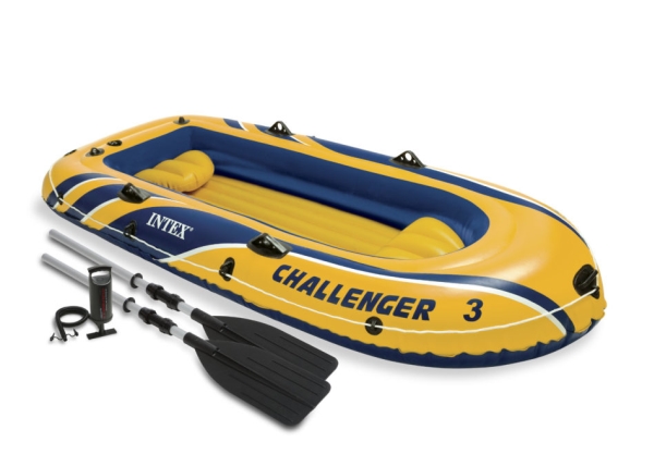 Intex 68370, Blå, Gul, PVC, 3 personer, 320 kg, 1370 mm, 2950 mm | Sport & Träning - Vattensport - Kajak/Gummibåtar | GameStuff