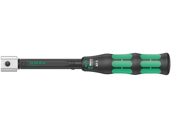 Wera Click-Torque XP 2, Momentnyckel med klick, Ft-lb, Nm, Mekanisk, 10 - 50 nm, 2%, Svart, Grön | Verktyg & Verkstad - Handverktyg - Momentnycklar | GameStuff