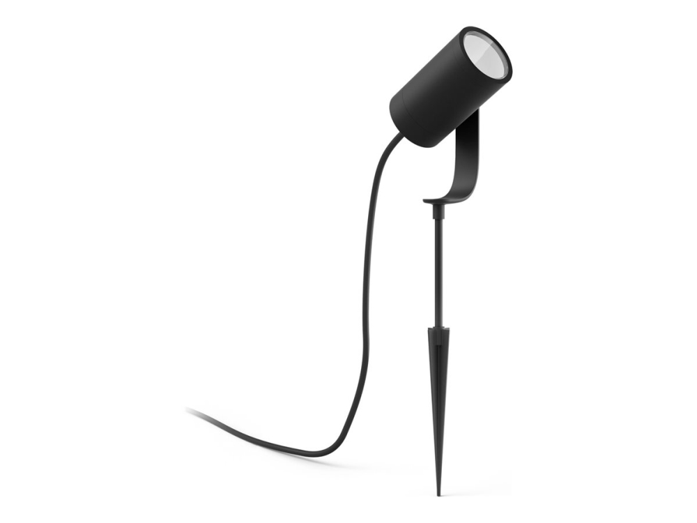 Philips Hue Lily Garden Spotlight - White And Coloured Light - 1-Spot - Black - Lowvolt - Extension