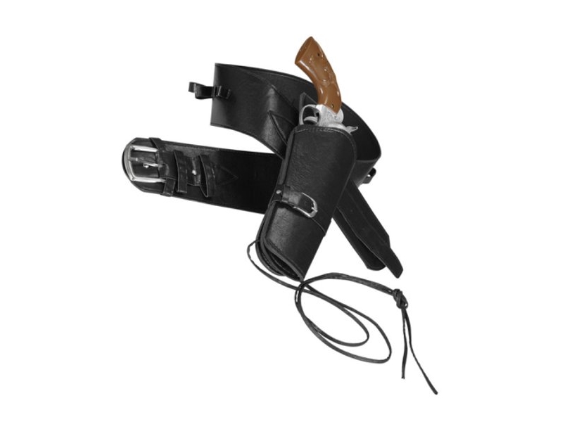 Revolverhölster, svart | Leksaker - Rollek - Kostym tillbehör | GameStuff