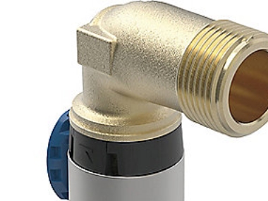 Geberit FlowFit bøjning 90°, 32 mm x 1, blyfri rødgods - (5 stk.)