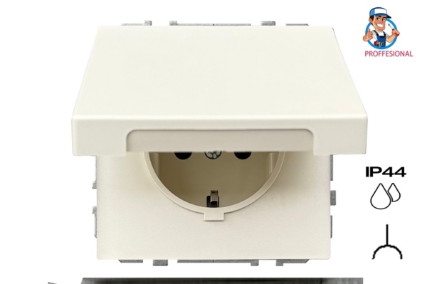 Liregus Steckdose Ikl16-208-01.M/Sm Modern Sand