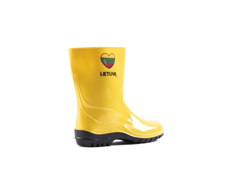 Damen-Winterstiefel 200Pl Symbol Gelb Größe 41