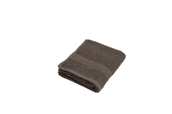 Bath towel set Okko 762, brown, 50 x 30 cm, 2 pcs.