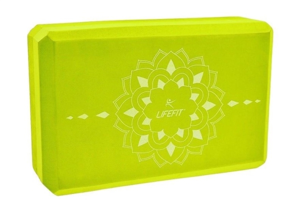 Lifefit Yoga Block F-Dblo-B01-01, 22.8 Cm, 0.12 Kg