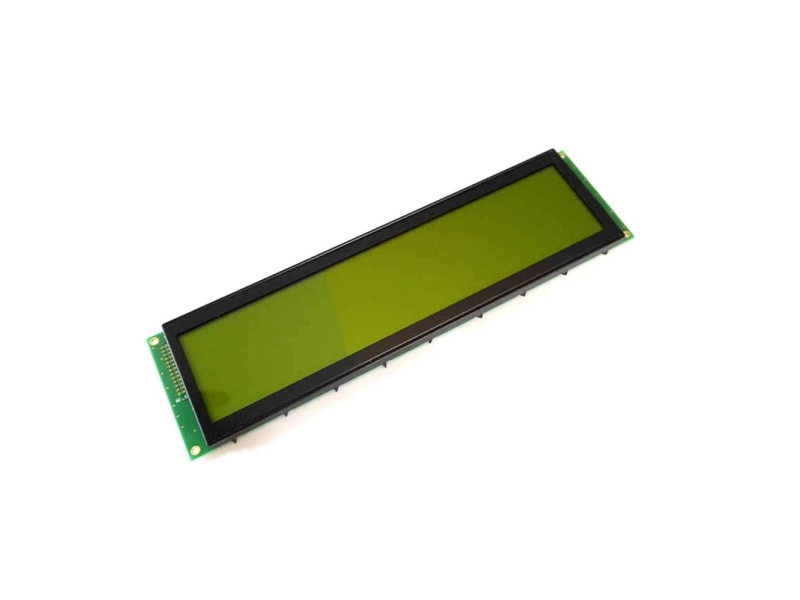 Display Elektronik LC-display Sort Gulgrøn (B x H x T) 288.3 x 77.5 x 14 mm DEM40492SYH-PY