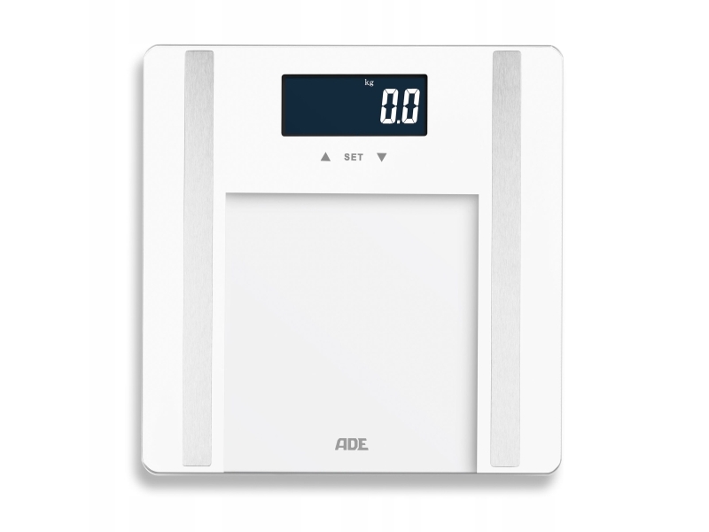ADE BA2300-2, Elektronisk personlig vægt, 200 kg, 100 g, Hvid, kg, lb, Firkant