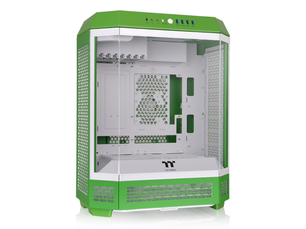 Thermaltake The Tower 600, Midi Tower, Pc, Grün, Atx, Micro Atx, Mini-Itx, Spcc, Gehärtetes Glas, Gaming