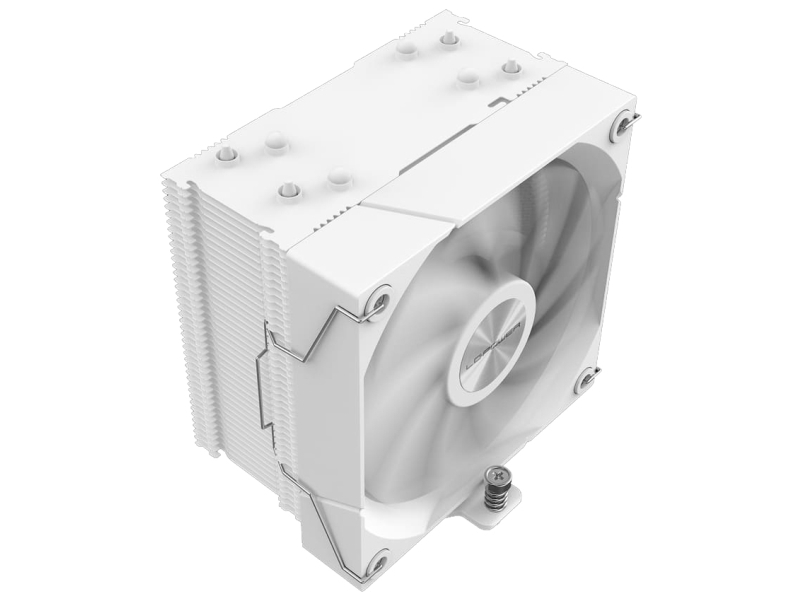 Lc-Power Lc-Cc-120-W4, Luftkøler, 12 Cm, 600 Rpm, 2200 Rpm, Hvid