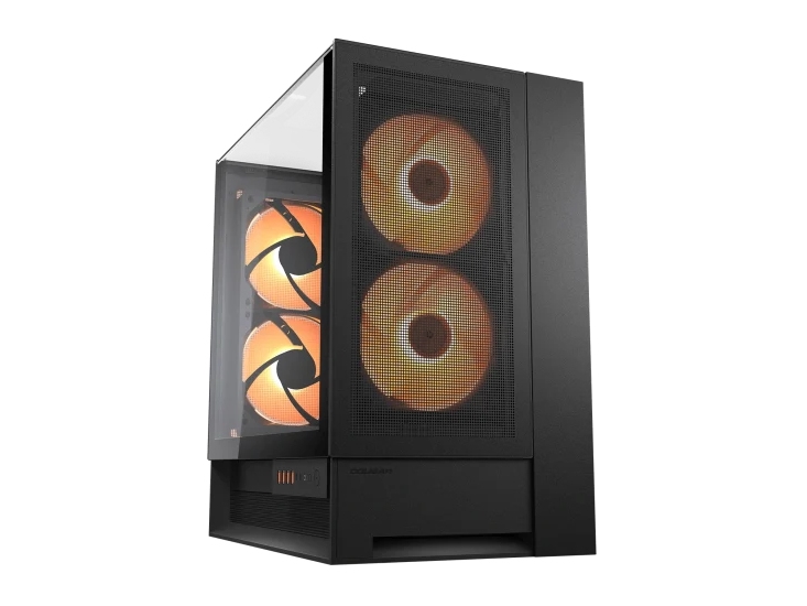 Cougar Omnyx, Midi Tower, Pc, Black, Atx, Micro Atx, Mini-Itx, 17 Cm, 38 Cm