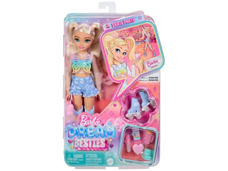 Barbie Dream Besties Roller Skate Malibu Fashion Puppe