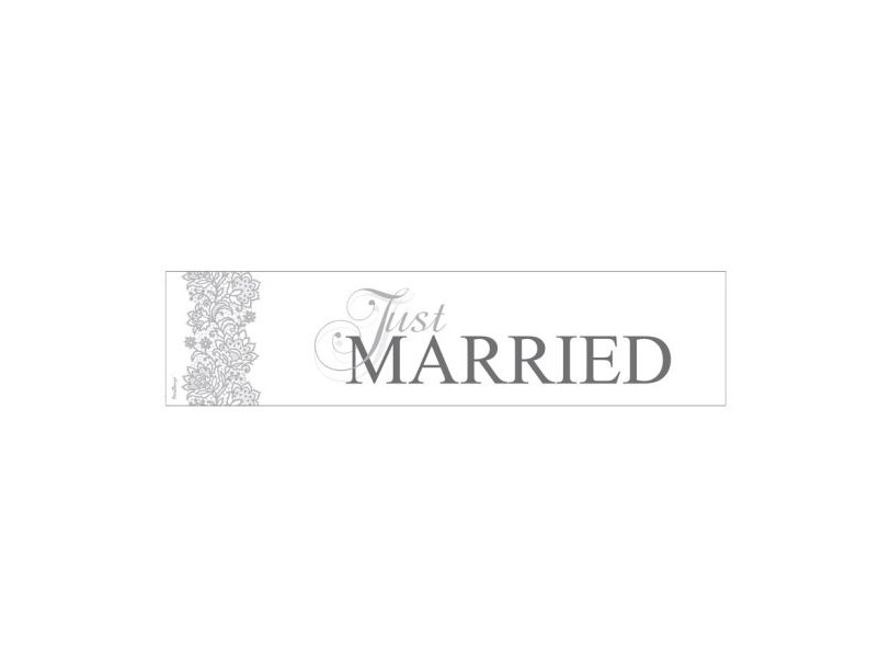 Nummerplade Just Married