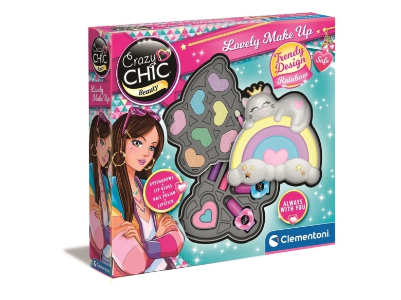 Decorative Cosmetic Kit Clementoni Rainbow 18793