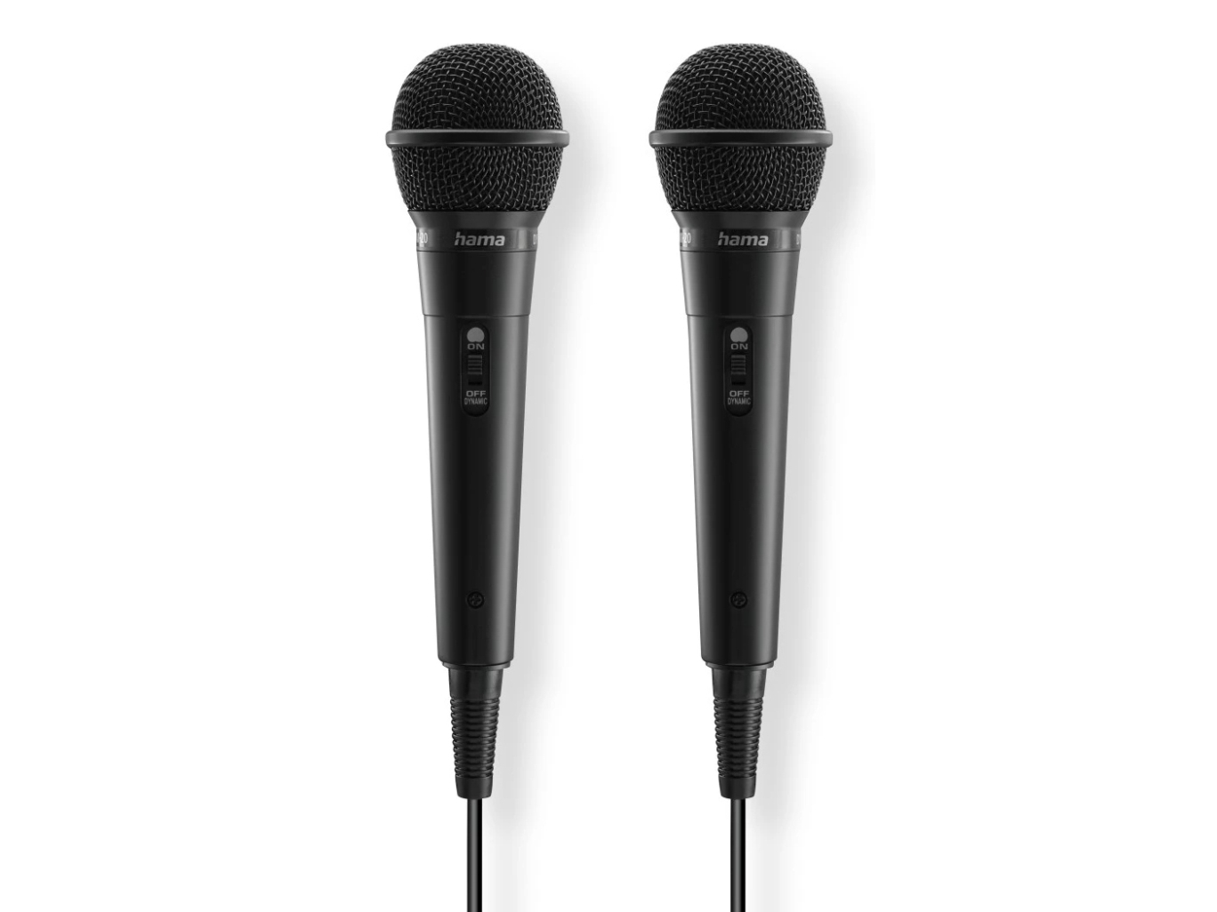 Hama Karaoke, Karaoke mikrofon, -75 dB, 100 - 10000 Hz, 600 ohm (O), Envejs, Ledningsført