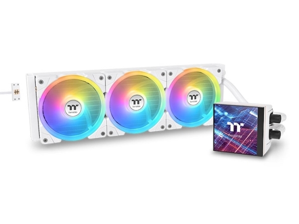 Thermaltake Magfloe 420 Ultra Argb, Alt-I-En Væskekøler, 14 Cm, 500 Rpm, 2000 Rpm, Hvid