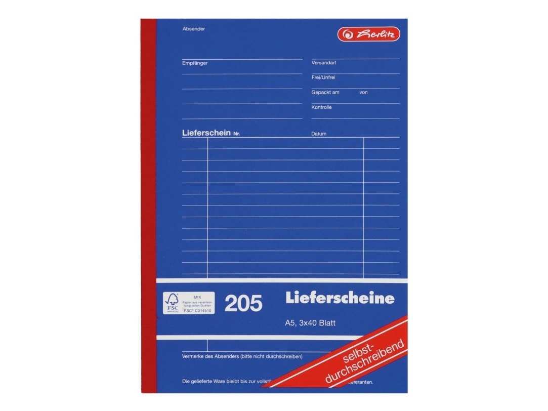 Herlitz 883546, Flerfarvet, A5, 120 Sider, Tyskland, Forest Stewardship Council (Fsc) Mix