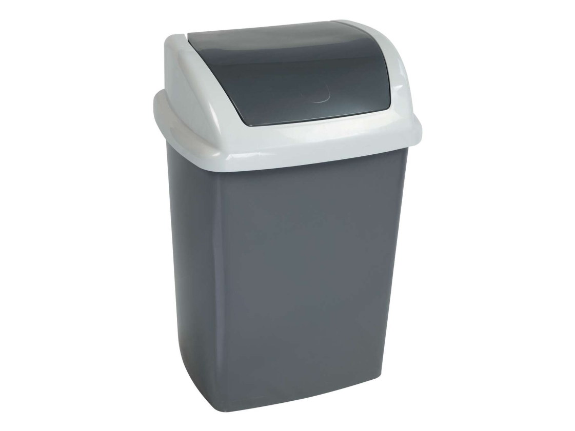 Maul 9521087, 10 L, Rectangular, Plastic, Polypropylene (Pp), Dark Grey, White, Manual, Plastic