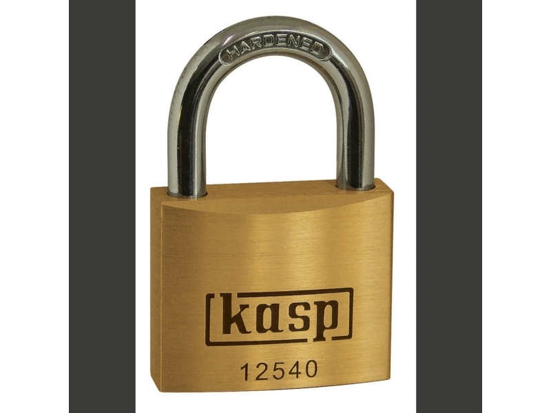 Kasp K12525A2 Hængelås 25 mm Identiske Gyldengul Nøglelås