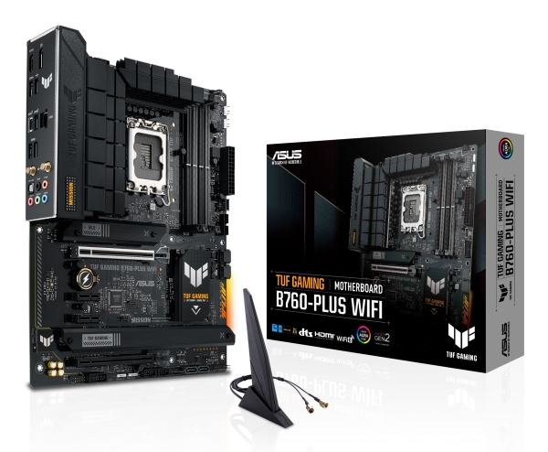 Asus Tuf Gaming B760-Plus Wifi, Intel, Lga 1700, Intel Celeron , Intel Core I3, Intel Core I5, Intel Core I7, Lga 1700, Ddr5-Sdram, 128 Gb