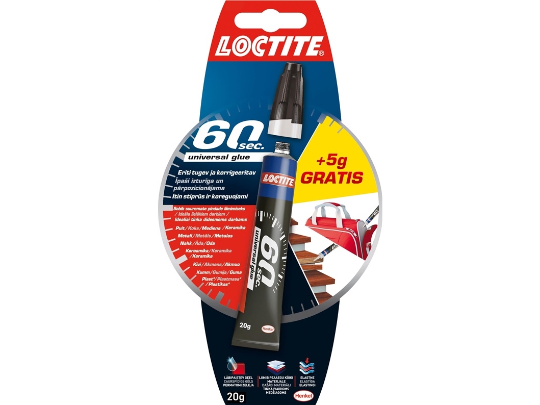 Loctite 60 SEC UNIVER GLUE 20 g