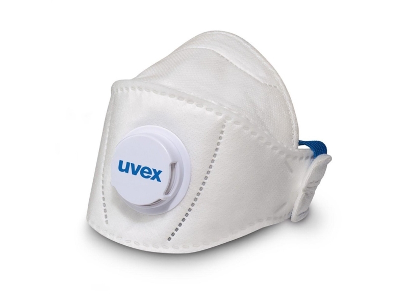 Respirator, With Valve Uvex, White, Universal