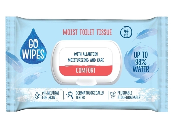 Eurus Vådservietter Wet Wc Paper Comfort 44 Stk.