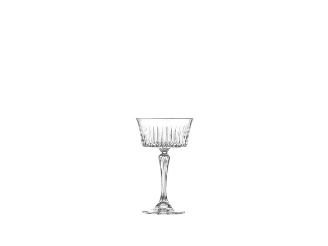 Champagne Glass Set Rcr, Crystal, 0.260 L, 6 Pcs