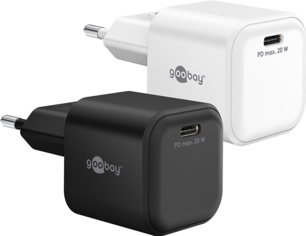 20 W Usb-C Pd Gan Hurtigoplader Nano Hvid