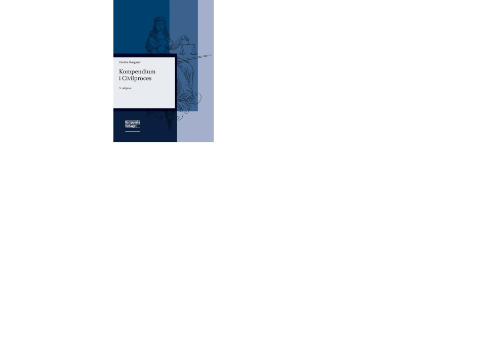 Kompendium Des Zivilprozesses | Caroline Overgaard | Sprache: Dänish