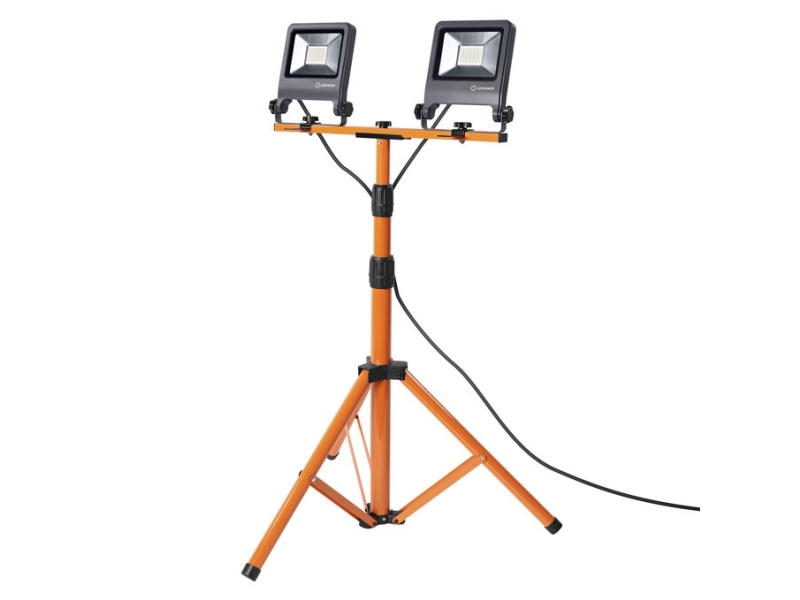 LEDVANCE TRIPOD, 60 W, LED, 3,9 kg, IP65, grafit, Orange, Fristående arbetsbelysning | Belysning - Utomhusbelysning - Strålkastare | GameStuff