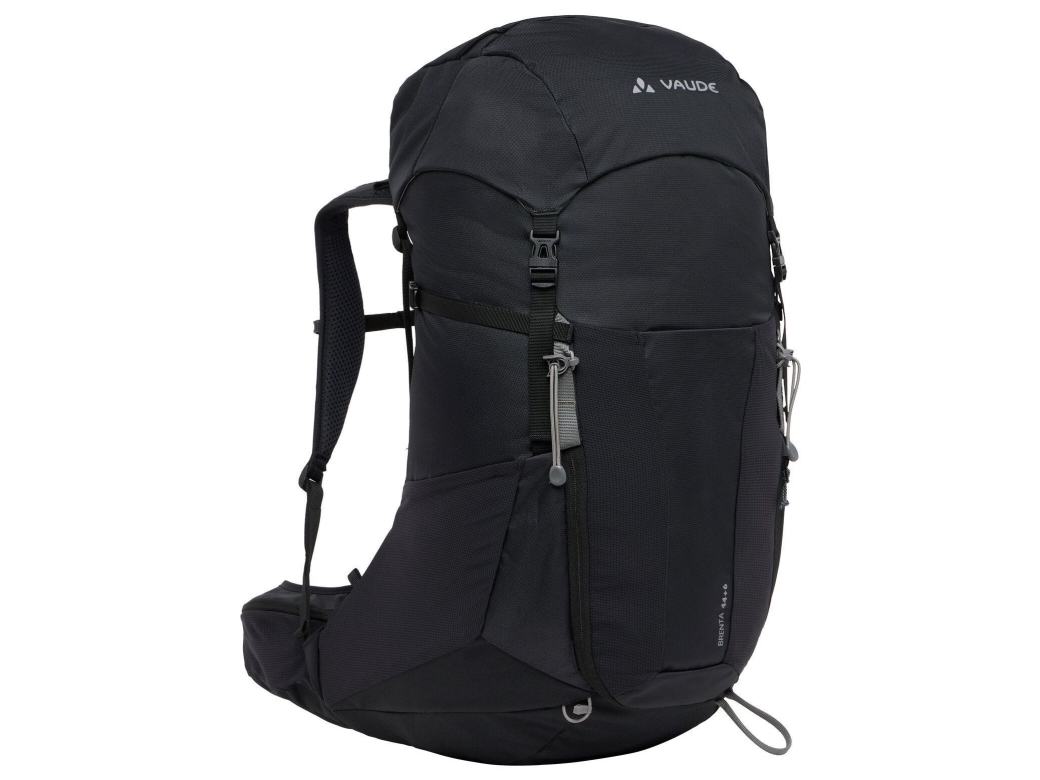 Vaude Brenta 44+6, Interner Rahmen, Oben, Rückenpolsterung, Wandern, Schwarz, Erwachsener