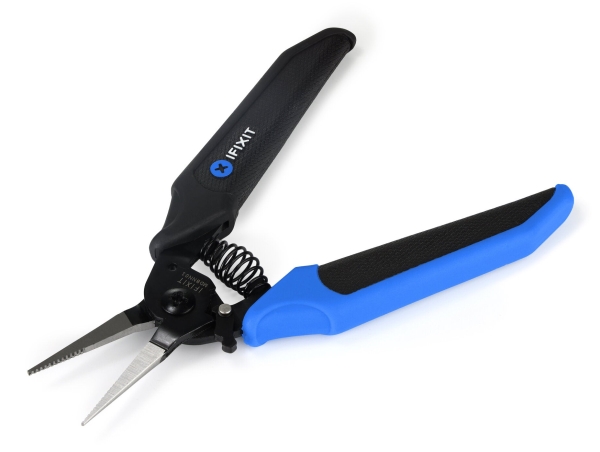 Ifixit If145-549-1, Nåletang, Sort, Blå