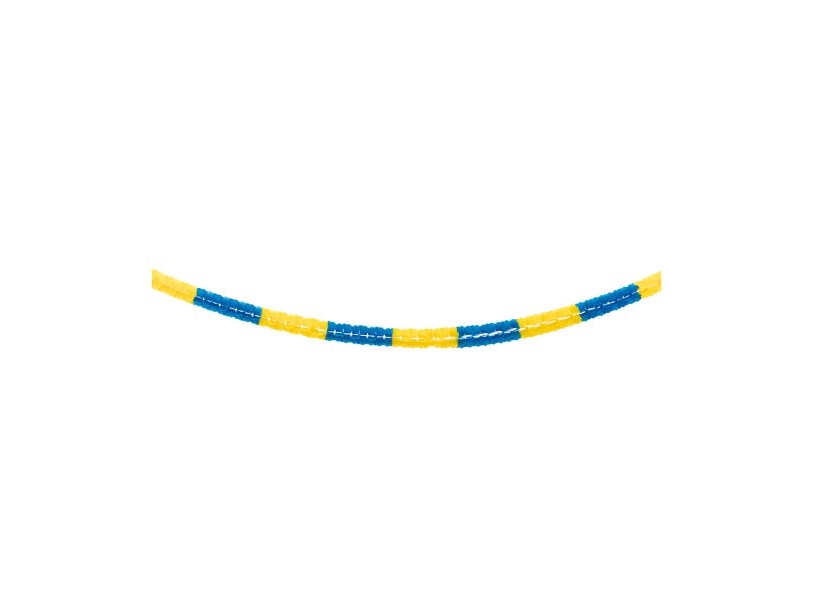 Gelbe Und Blaue Girlande 6 M