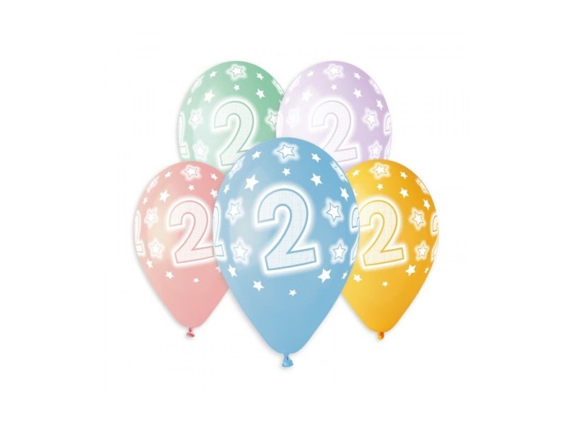 Balloner 2 År, 5 Stk