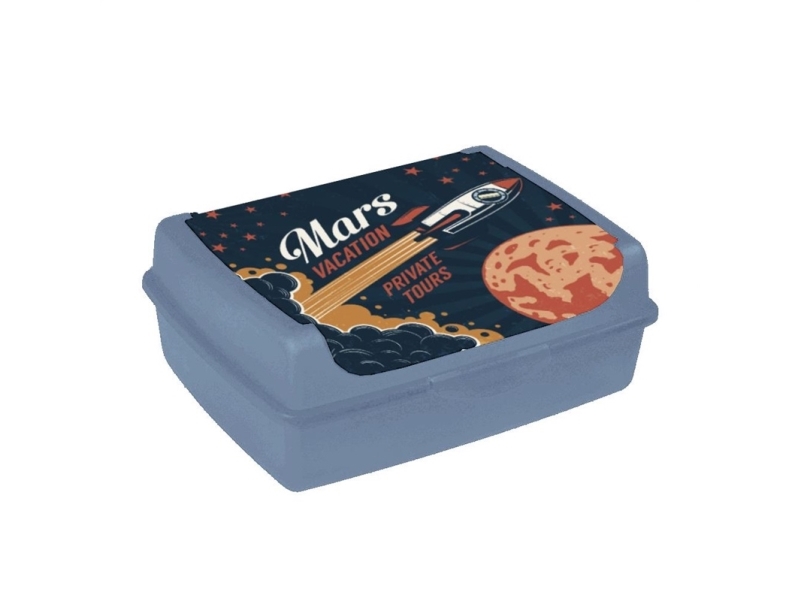 Mpl Power Lebensmittelbehälter Click-Box Midi 1L Carla Space Tour 17X13x7cm Blau 4052396081480