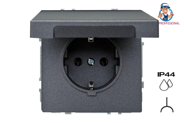 Liregus Socket Ikl16-208-01.M/Bm Modern Bl
