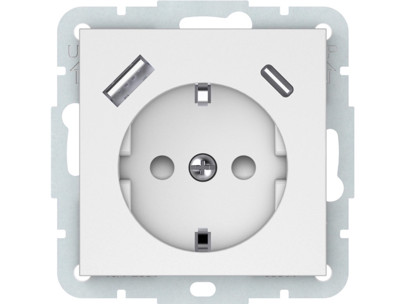 Vilma Socket+Usb-A+C Wmat Rp16-002-22/A+C Qr
