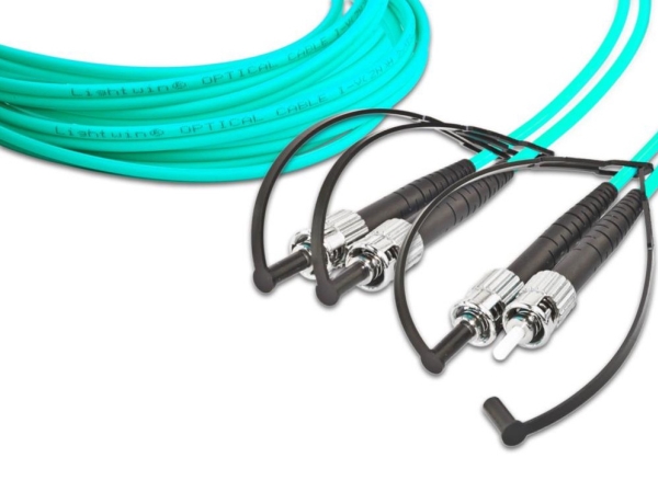 Lightwin Ldp-50 St-St 5.0 Om3 Fiberoptisk Kabel 5 M Aqua-Farve (Ldp-50 St-St 5.0 Om3)