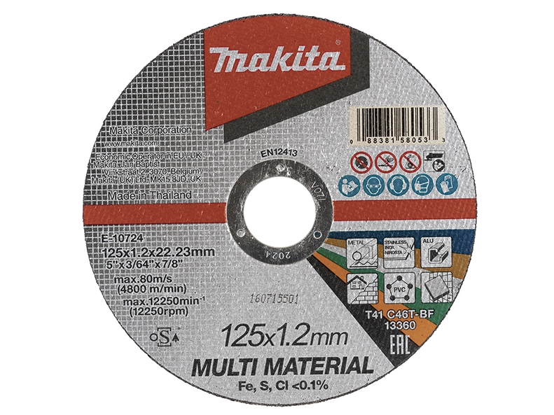 Makita Universal-Trennscheibe 125*1.2*22.23Mm