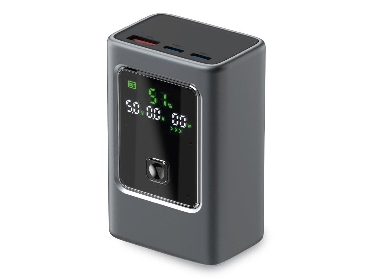 Sbs Ttbb10000lcdpd35, 10000 Mah, Lithium Polymer (Lipo), Adaptive Fast Charging, 3,7 V, Grå