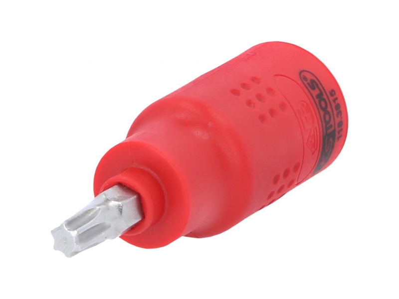 Ks Tools 118.3815, Sokkel, 3/8", Metric, 1 Hoved(Er), T30, Krom-Vanadium-Stål