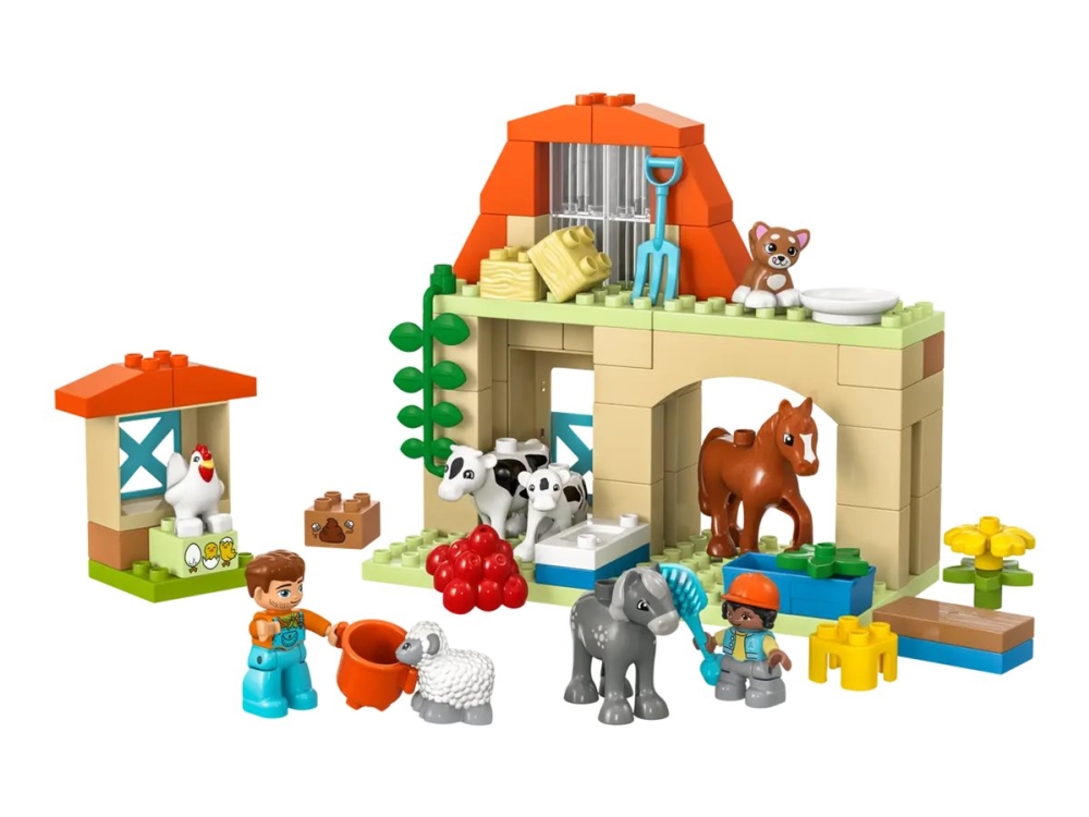 LEGO ® DUPLO - Pasning Af Bondegårdens Dyr 10416 - 74 Dele