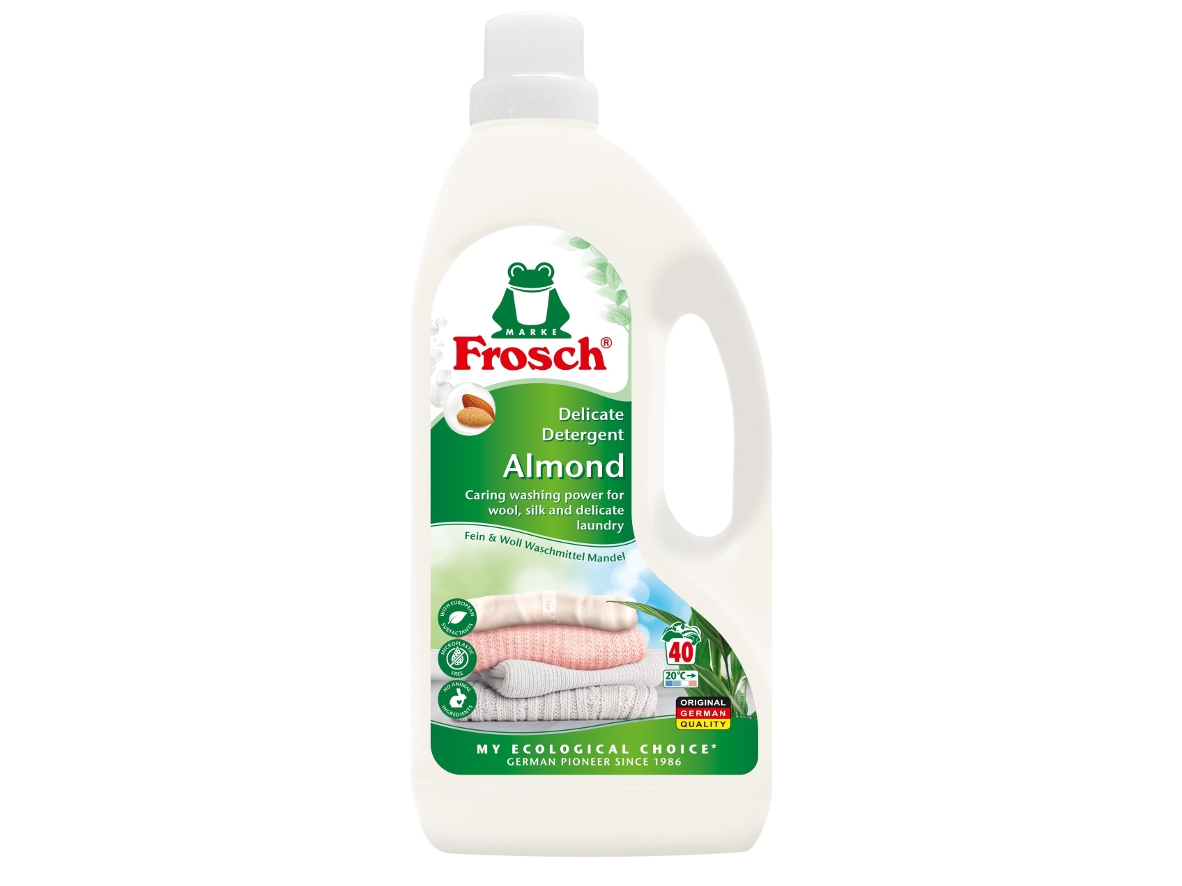 Liquid Detergent Frosch Wool And Silk, 1.5 L