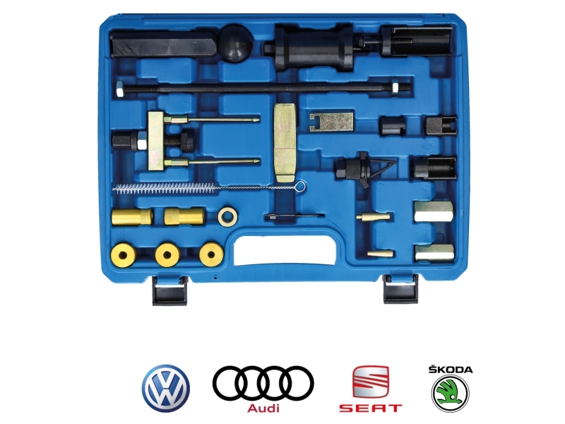 Brilliant Tools BT551360, Audi, Seat, Škoda, Volkswagen T10133, T10133/1, T10133/2, T10133/3, T10133/5, T10133/6, T10133/7,..., 2,97 kg, 15 stk, B07W